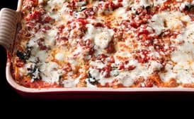 Favorite Lasagna with Sausage, Spinach, and Three Cheeses